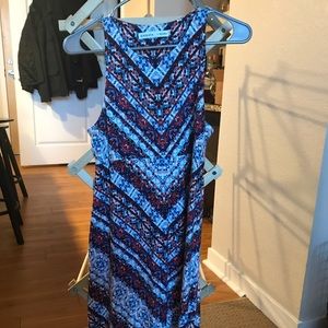 Athleta Santorini high neck dress- multi color